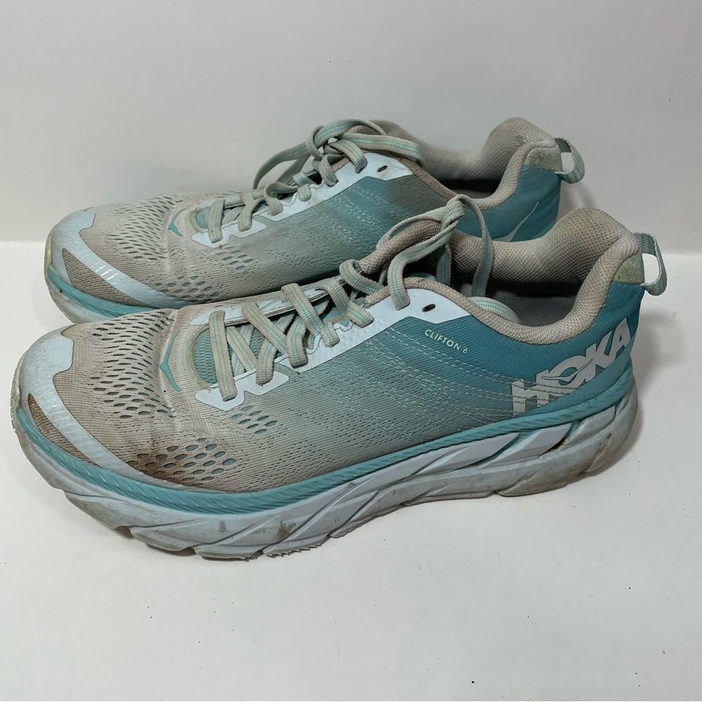 Hoka Baby Blue Athletic Training Shoes - Picture 5 of 8